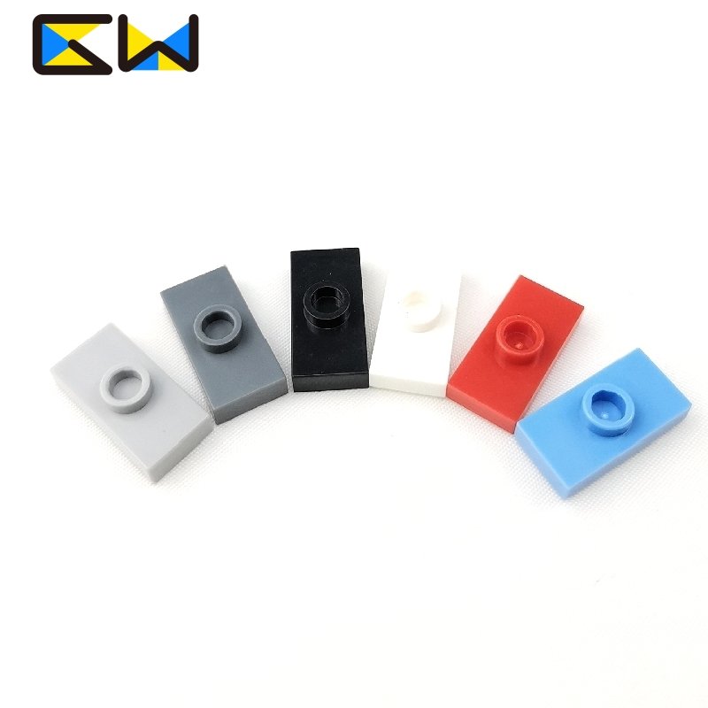 15573 Plate  Modified 1 x 2 with 1 Stud with Groove and Bottom Stud Holder (Jumper) - Goldwin Bricks
