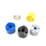 2x2 Brick Round with Axle Hole - Goldwin Bricks