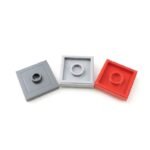 87580 Plate  Modified 2 x 2 with Groove and 1 Stud in Center (Jumper) - Goldwin Bricks