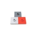 87580 Plate  Modified 2 x 2 with Groove and 1 Stud in Center (Jumper) - Goldwin Bricks
