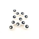 98138pb007 Tile  Round 1 x 1 with Black Eye with Pupil Pattern