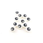 98138pb007 Tile  Round 1 x 1 with Black Eye with Pupil Pattern