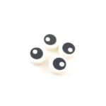 98138pb007 Tile  Round 1 x 1 with Black Eye with Pupil Pattern